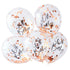 Twinkle Twinkle Oh Baby Rose Gold Confetti Balloons 30cm