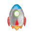 Blast Off Birthday Rocket SuperShape Self Sealing Foil Balloon 53cm x 73cm Each