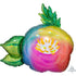 Holographic Iridescent Beautiful Flower Supershape Foil Balloon 76cm x 73cm Each