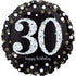 Holographic Sparkling Birthday 30 Supershape Foil Balloon 71cm Each