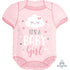 It's a Baby Girl Onesie SuperShape Foil Balloon Each