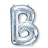 Letter B Silver Supershape Foil Balloon 86cm Each