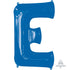 Letter E Blue Supershape Foil Balloon 53cm x 81cm Each