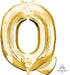 Letter Q Gold Supershape Foil Balloon 58cm x 83cm Each