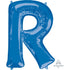 Letter R Blue Supershape Foil Balloon 63cm x 81cm Each