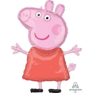 Amscan_OO Balloon - Supershapes, Numbers & Letters Peppa Pig Confetti Supershape Foil Balloons 63cm x 81cm Each