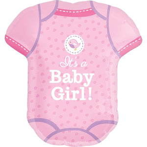 Amscan_OO Balloon - Supershapes, Numbers & Letters Shower With Love Girl SuperShape Foil Balloon 55cm x 60cm Each