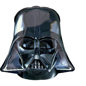 Amscan_OO Balloon - Supershapes, Numbers & Letters Star Wars Darth Vader Helmet SuperShape Foil Balloon 63cm x 63cm Each