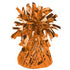 Small Foil Orange Balloon Weight 180g Each