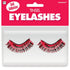 Red Tinsel Eyelashes each