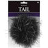 Black Bunny Feather Tail Each