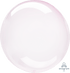 Crystal Clearz Light Pink Round Balloon S40 each