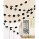 Amscan_OO Decorations - Banners, Flags & Streamers Black Kiwi Glitter Round String Decorations 2m 6pk