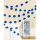 Amscan_OO Decorations - Banners, Flags & Streamers Bright Royal Blue Kiwi Glitter Round String Decorations 2m 6pk