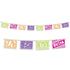 Fiesta Picado Style  Pennant Flag Banner Each