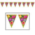 Luau Flowers Pennant Flag Banner 366cm Each