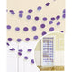 Amscan_OO Decorations - Banners, Flags & Streamers New Purple Kiwi Glitter Round String Decorations 2m 6pk