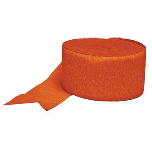 Amscan_OO Decorations - Banners, Flags & Streamers Orange Crepe Streamers 24m Each