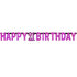 Pink Celebration 21 Prismatic Letter Banner 2.13m x 17cm Each