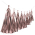 Rose Gold Foil Tassel Garland 6m Each