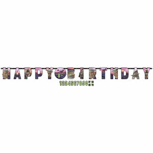 Amscan_OO Decorations - Banners, Flags & Streamers The Mandalorian Star Wars Add-An-Age Banner Happy Birthday Each