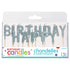 Happy Birthday Silver Pick Candles 13pk