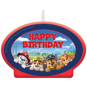 Amscan_OO Decorations - Cake Decorations - Candles Paw Patrol Adventures Birthday Candle 11cm Each