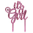 Girl Plastic Cake Topper 13.3cm x 10cm Each