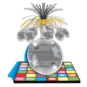 Amscan_OO Decorations - Centerpiece & Confetti Disco Ball Cascade Centrepiece 33cm Each