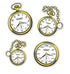 Tea Party Clock Cutouts 4pk