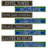 French Street Signs Cutouts 10cm x 61cm 4pk
