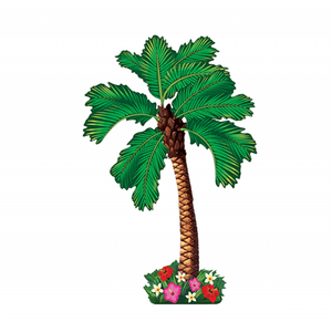 Amscan_OO Decorations - Cutouts Summer Luau Jointed Cardboard Palm Tree Cutout 1.83m Each