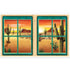 Western Desert Window Decorations Props 96cm x 157cm Each