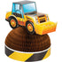 Big Dig Construction 3D Honeycomb Centerpiece 28cm x 23cm Each