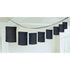 Black Paper Lantern Garland 365cm Each