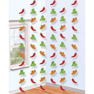 Amscan_OO Decorations - Door Covers & Curtains Fiesta String Decoration 2.1 6pk