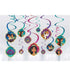 Aladdin Hanging Swirl Decorations 12pk