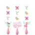 Fairy Forest Hanging String Cutouts & Tassels 91cm 3pk