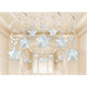 Amscan_OO Decorations - Hanging Swirls Silver Bright Pink Shooting Stars Foil Mega Value Pack Swirl Decorations 30pk