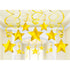 Shooting Stars Foil Mega Value Pack Swirl Decorations 30pk