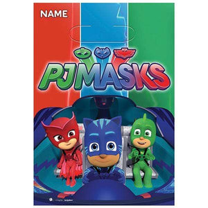 Amscan_OO Games & Favors - Favor Boxes, Shreds, Treat & Loot Bags PJ Masks Folded Loot bags 23cm 8pk