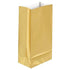 Gold Foil Large Paper Bags 25cm x 13cm 12pk