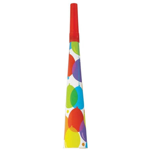 Amscan_OO Games & Favors - Favors, Activity Kit & Stickers Balloon Bash Horns 24pk