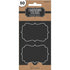 Stickers Chalkboard Paper 50pk