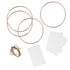 A Touch of Pampas Place Card Metal Hoop 4pk