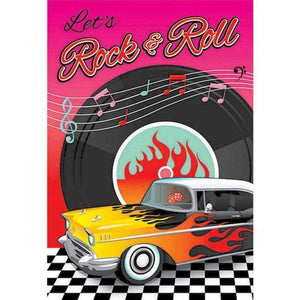 Amscan_OO Games & Favors - Invitations & Thank You Cards Classic 50s Postcard Invitation 8pk