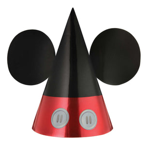 Amscan_OO Games & Favors - Party Hat & Mask Mickey Mouse Forever Party Cone Hats 8pk