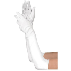 Amscan_OO Gloves - Long Gloves White Long Gloves Each
