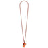 Orange Whistle On Chain Necklace Each