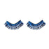 Blue Tinsel Eyelashes 1.2cm x 2.5cm Each